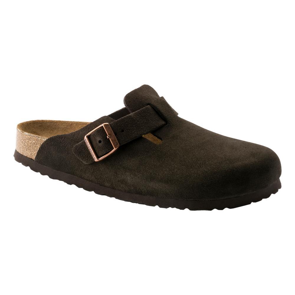 Birkenstock Women's Boston Suede Leather Clogs - Regular MOCHA.SD