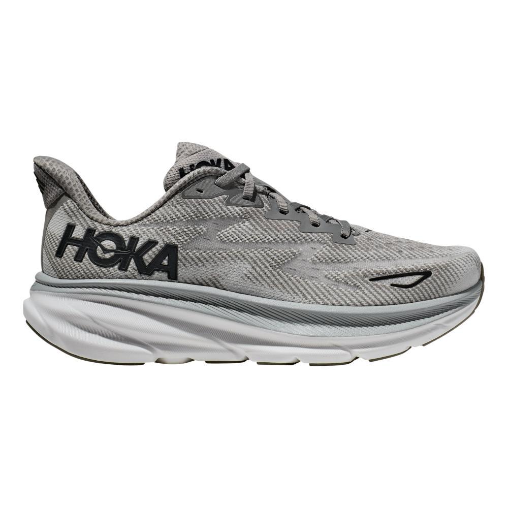 HOKA ONE ONE Men's Clifton 9 Running Shoes - Wide HMIST.BLK_HMBC