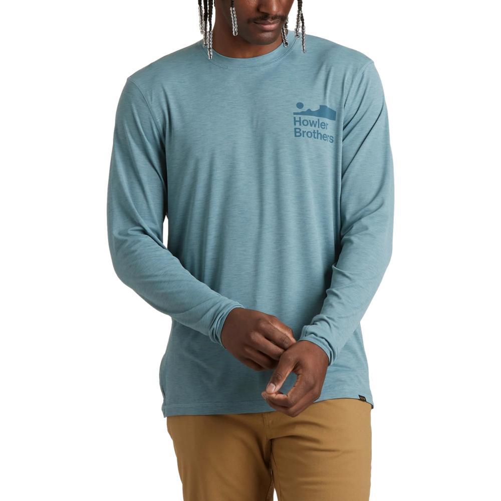Howler Brothers Men's HB Tech T-Shirt SMBLUE_SMO