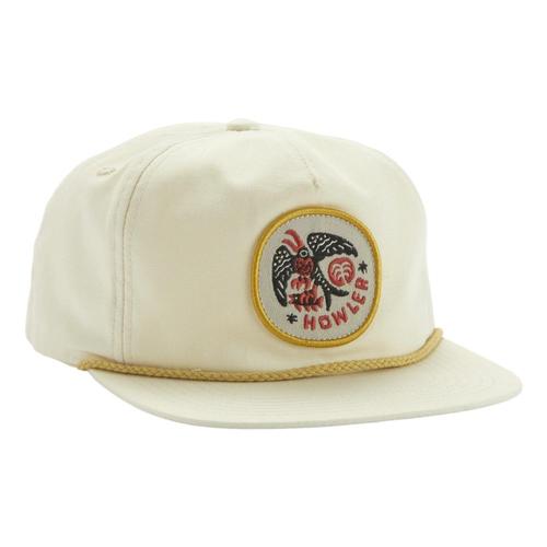Howler Brothers Frigate Badge Unstructured Snapback Hat Offwhite