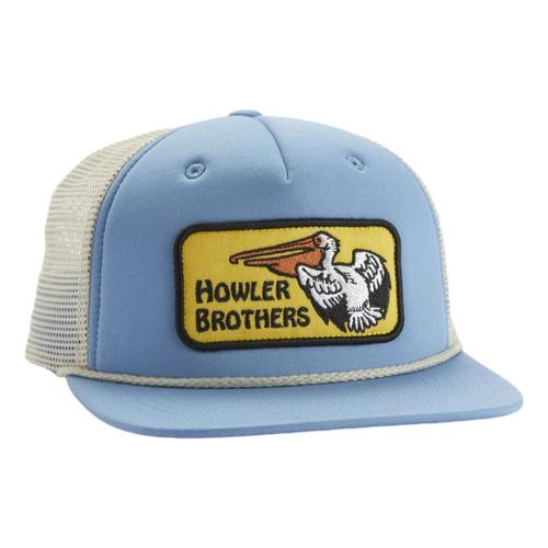 Howler Brothers Pelican Badge Snapback Hat Blue