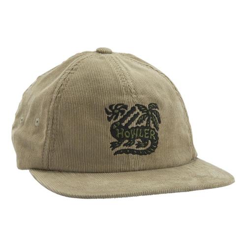Howler Brothers Gator Palm Strapback Hat Khaki
