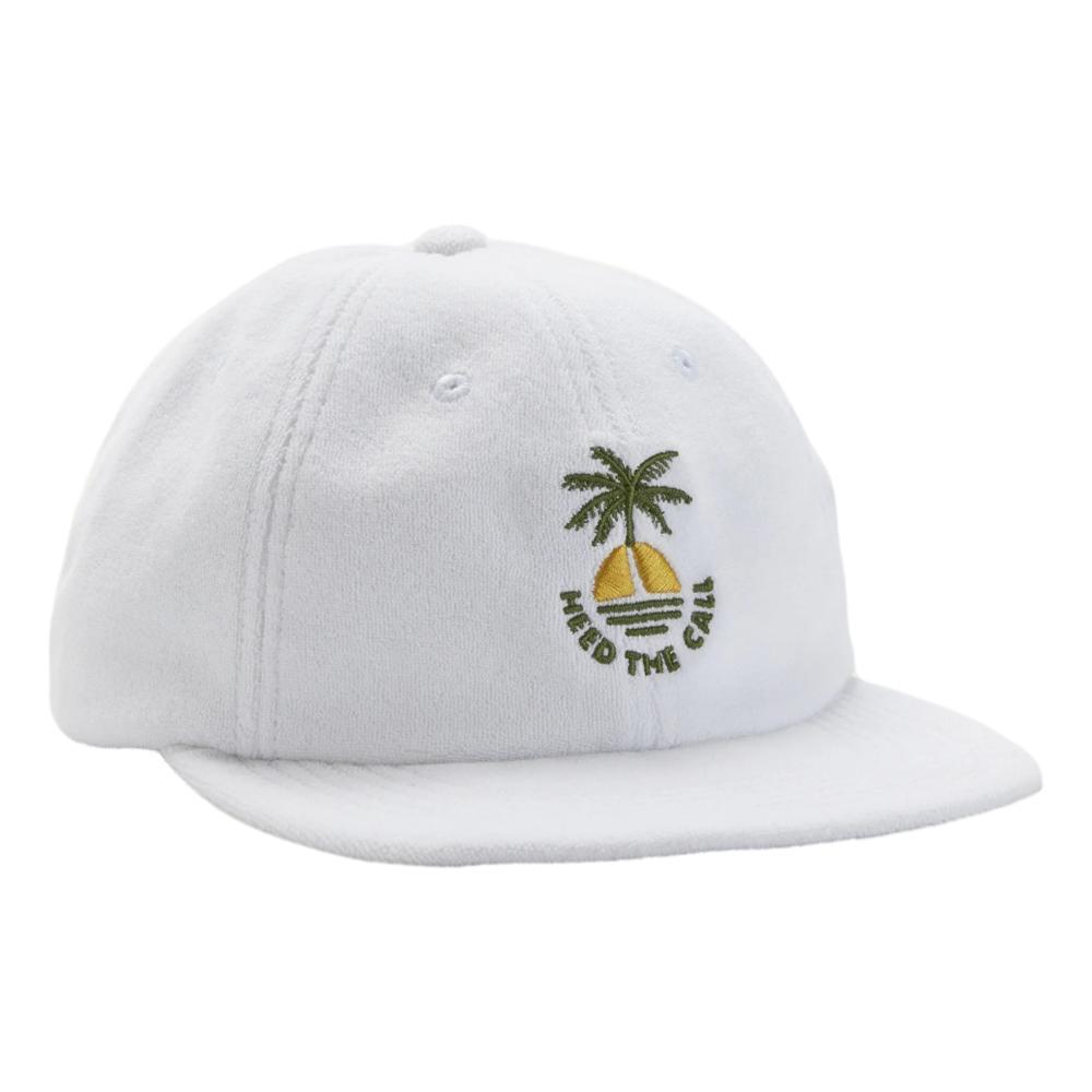 Howler Brothers Sunset Palm Terry Strapback Hat OFFWHITE