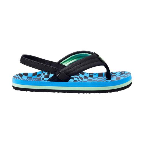 Reef Kids Little Ahi Sandals Blucheck