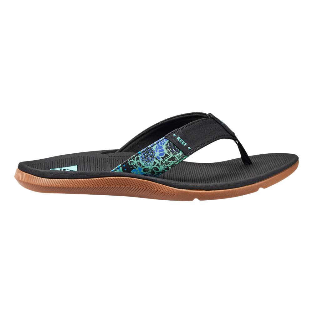 Reef Women's Santa Ana Sandals BLACK.MULTI