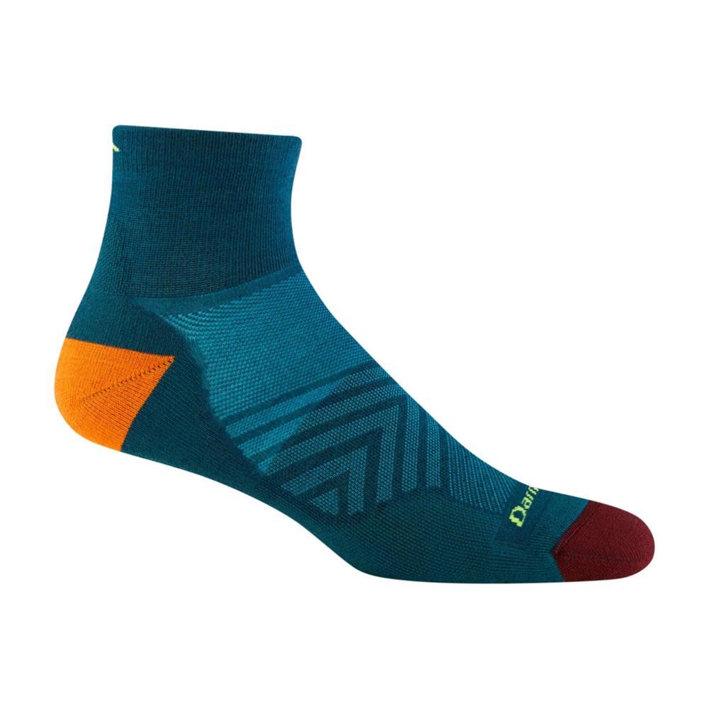 Darn Tough Men's Run Quarter Ultra-Lightweight Running Socks DKTEAL