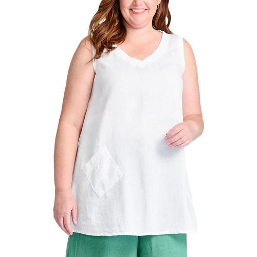 FLAX Women's Live In Tunic White