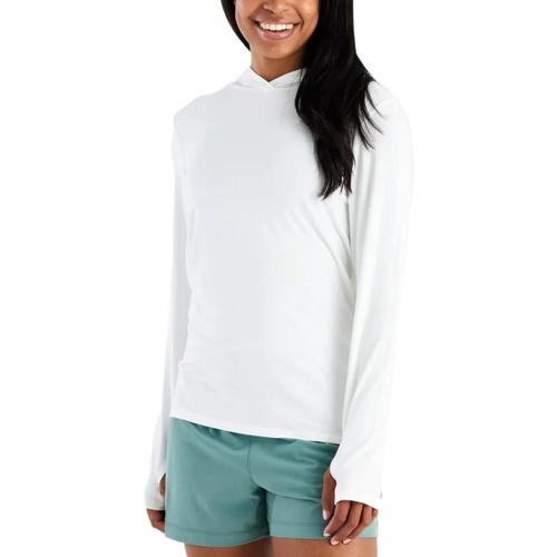 Free Fly Women's Shade Hoodie II Bwhite_022
