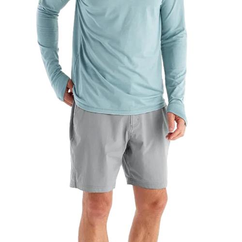 Free Fly Men's Latitude Shorts - 7.5in Inseam Cement_316