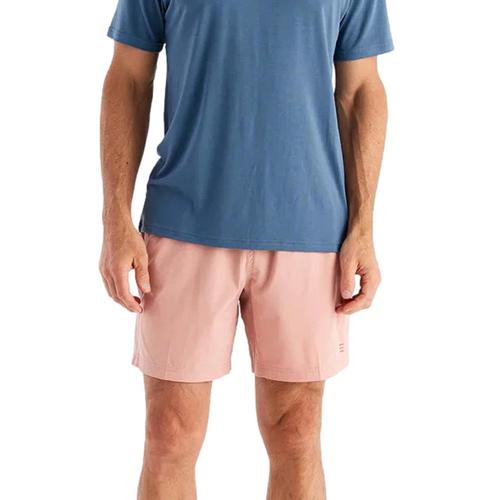 Free Fly Men's Lined Breeze Shorts - 7in Inseam Orangd_603