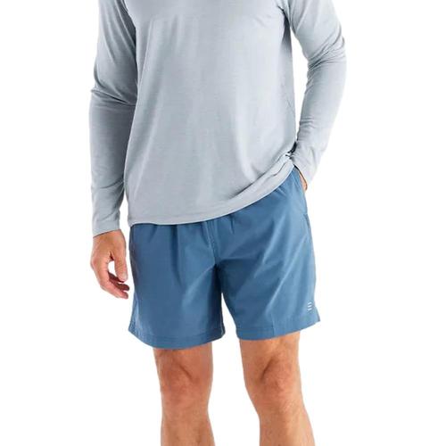 Free Fly Men's Lined Breeze Shorts - 7in Inseam Pablue_421