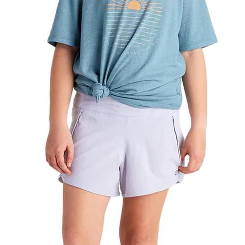 Free Fly Girls Bamboo Lined Breeze Shorts Lavndr_609