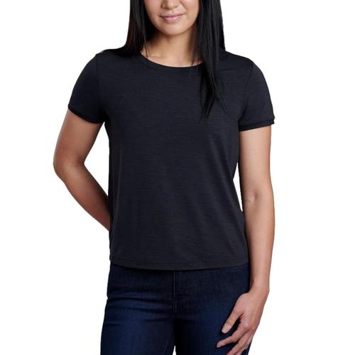 KUHL Women's Inspira Short Sleeve Shirt Black_bk