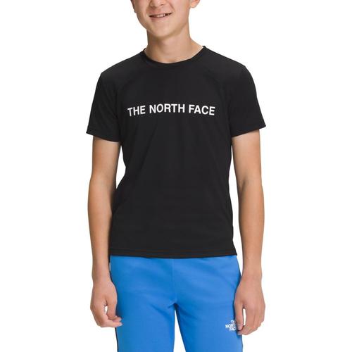 The North Face Boys Short Sleeve Never Stop Tee Tnfblack_jk3