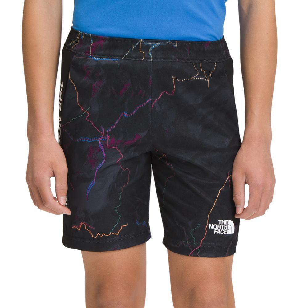 The North Face Boys Never Stop Knit Training Shorts BLKGLOW_IRI