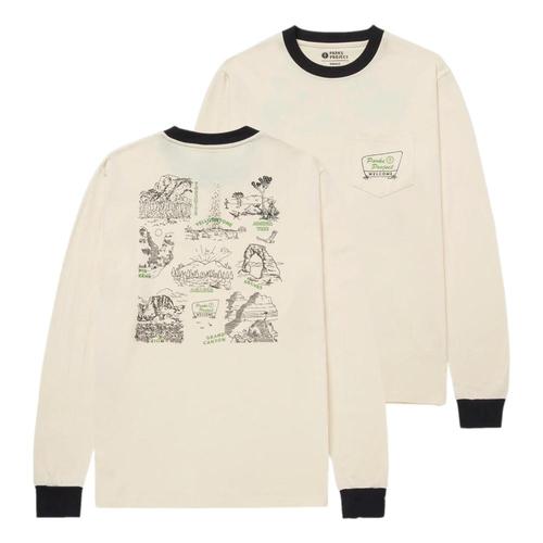 Parks Project Unisex National Park Welcome Long Sleeve Ringer Tee Natural