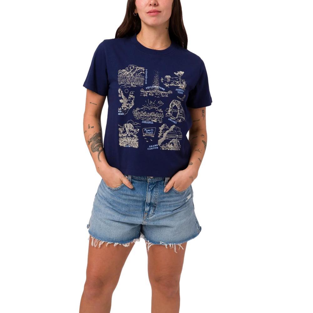 Parks Project Women's National Parks Welcome Boxy Tee NAVY