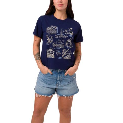Parks Project Women's National Parks Welcome Boxy Tee Navy