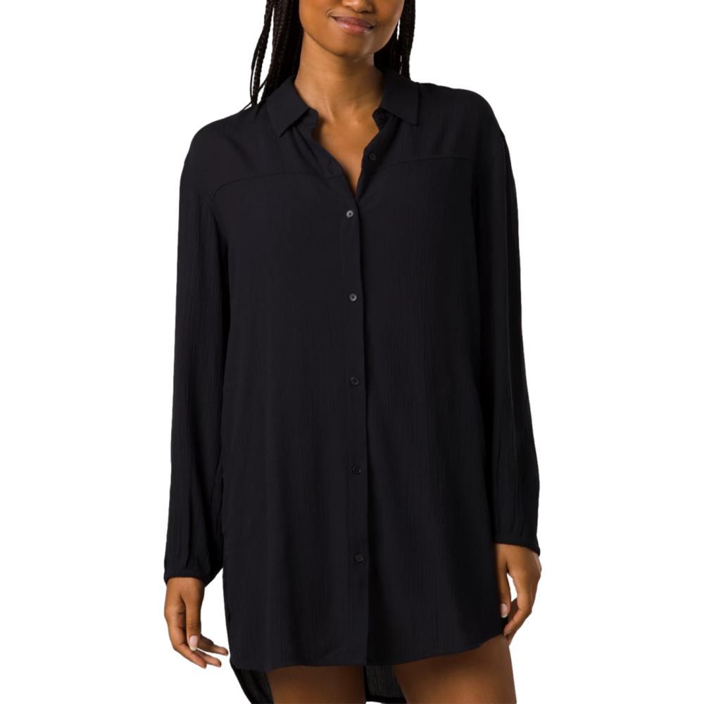 prAna Women's Fernie Shirt BLACK