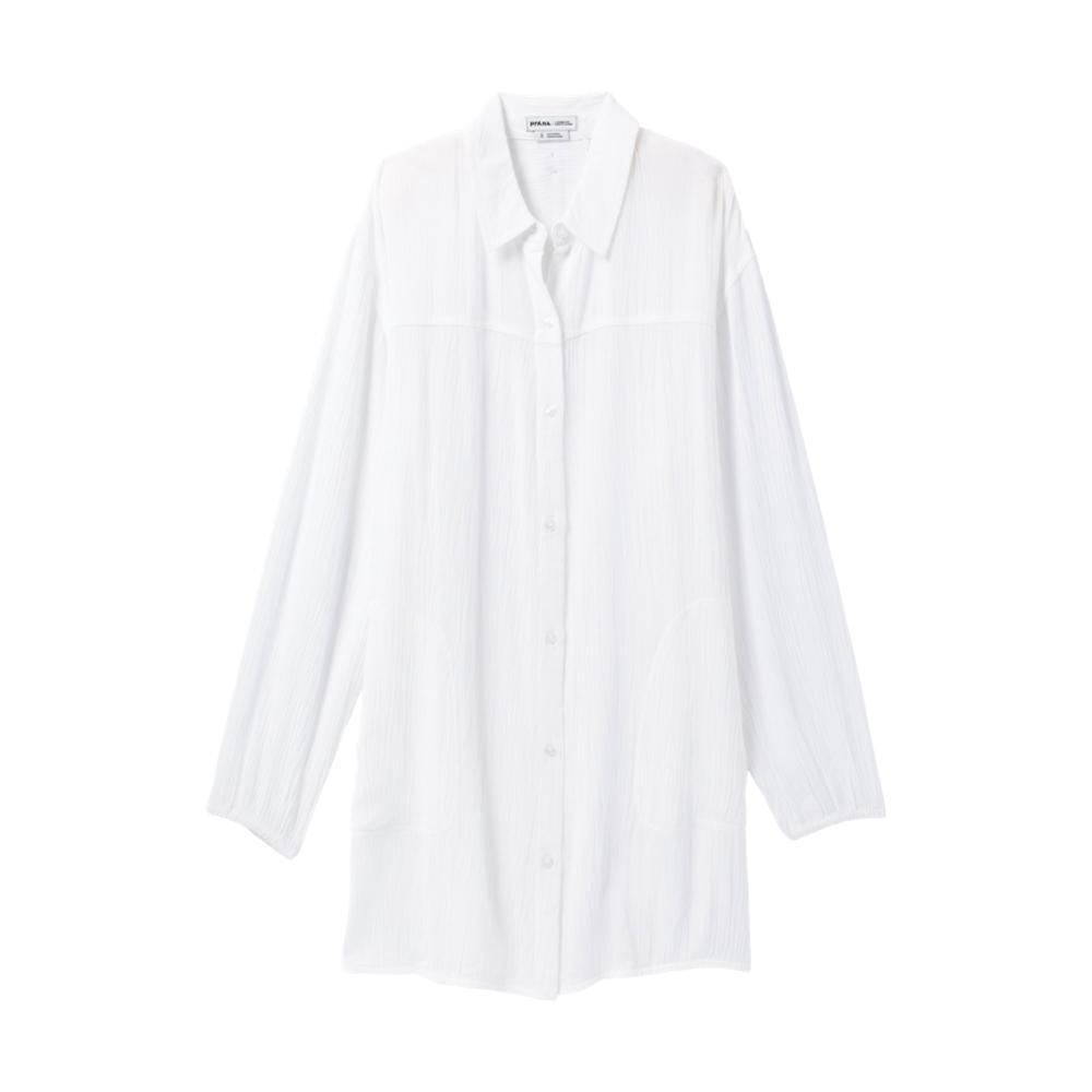 prAna Women's Fernie Shirt WHITE