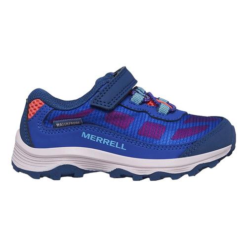 Merrell Little Kids Moab Speed Low A/C Jr. Waterproof Sneakers Blubrytrq