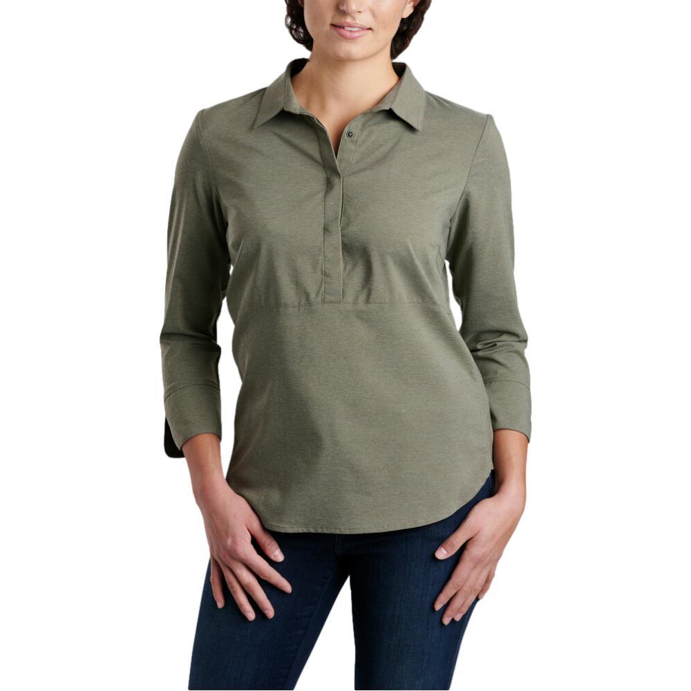 KUHL Women's Arriva 3/4 Sleeve Shirt OLIVE_OL