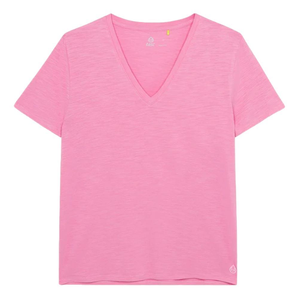 tasc Women's All Day V-Neck T-Shirt BLOOM_671