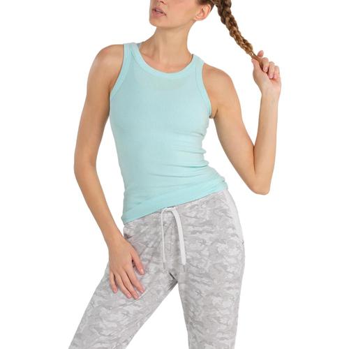 tasc Women's MicroLuxe Rib Tank Jblues_432