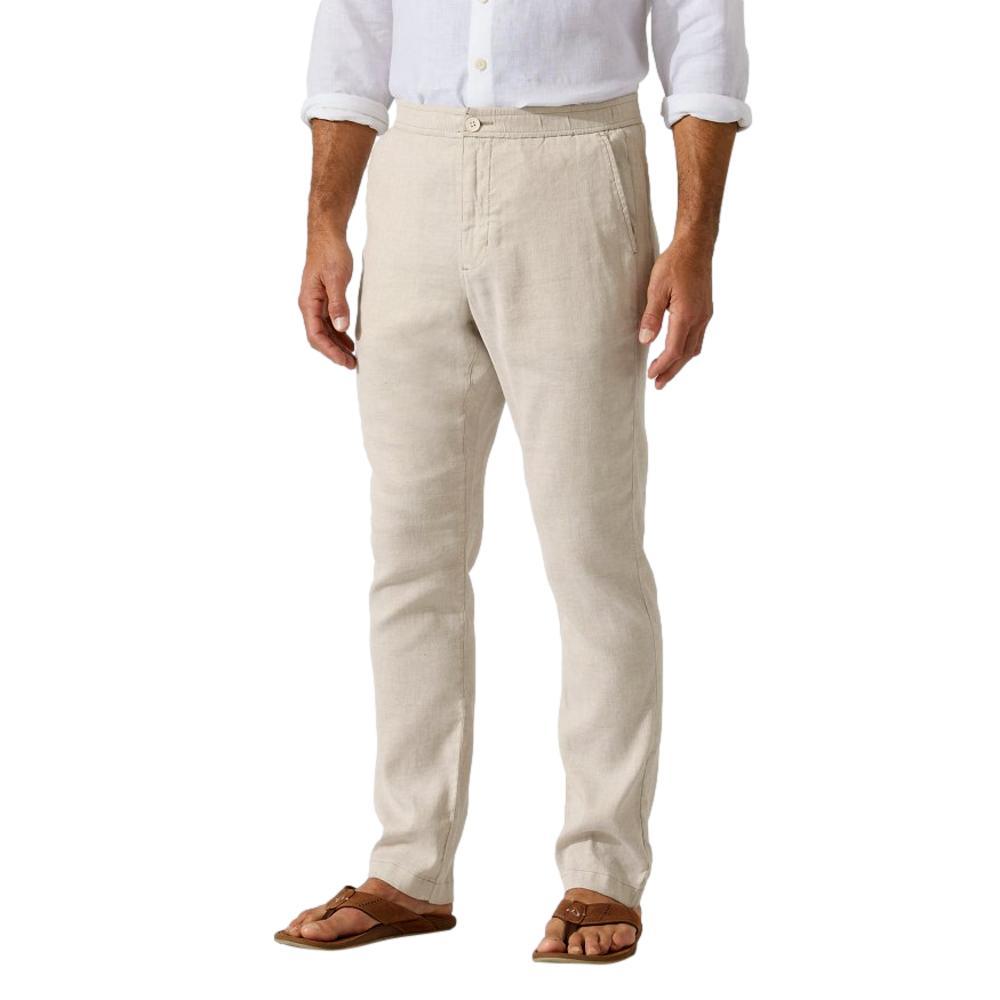Tommy Bahama Men's Beach Coast Linen-Blend Elastic-Waist Pants KHAKI_15050