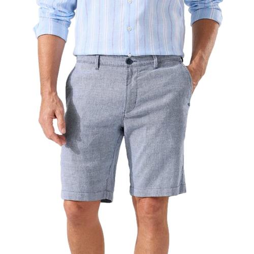 Tommy Bahama Men's Beach Coast Linen-Blend Flat-Front Shorts - 10in Inseam Mariti_343