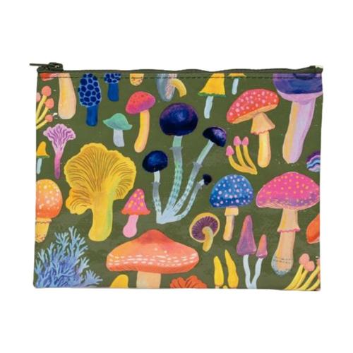 Blue Q Mushrooms Zipper Pouch