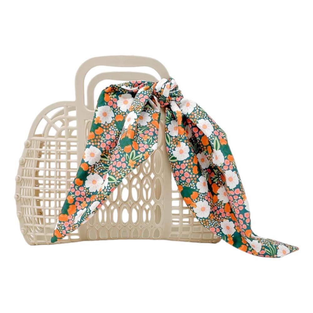 The Darling Effect So Jelly Basket with Sweet Meadow Scarf TAN