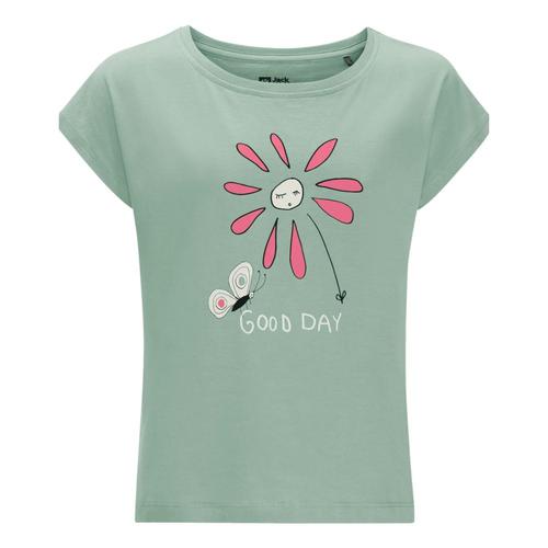 Jack Wolfskin Girls Good Day T-Shirt Green_4215