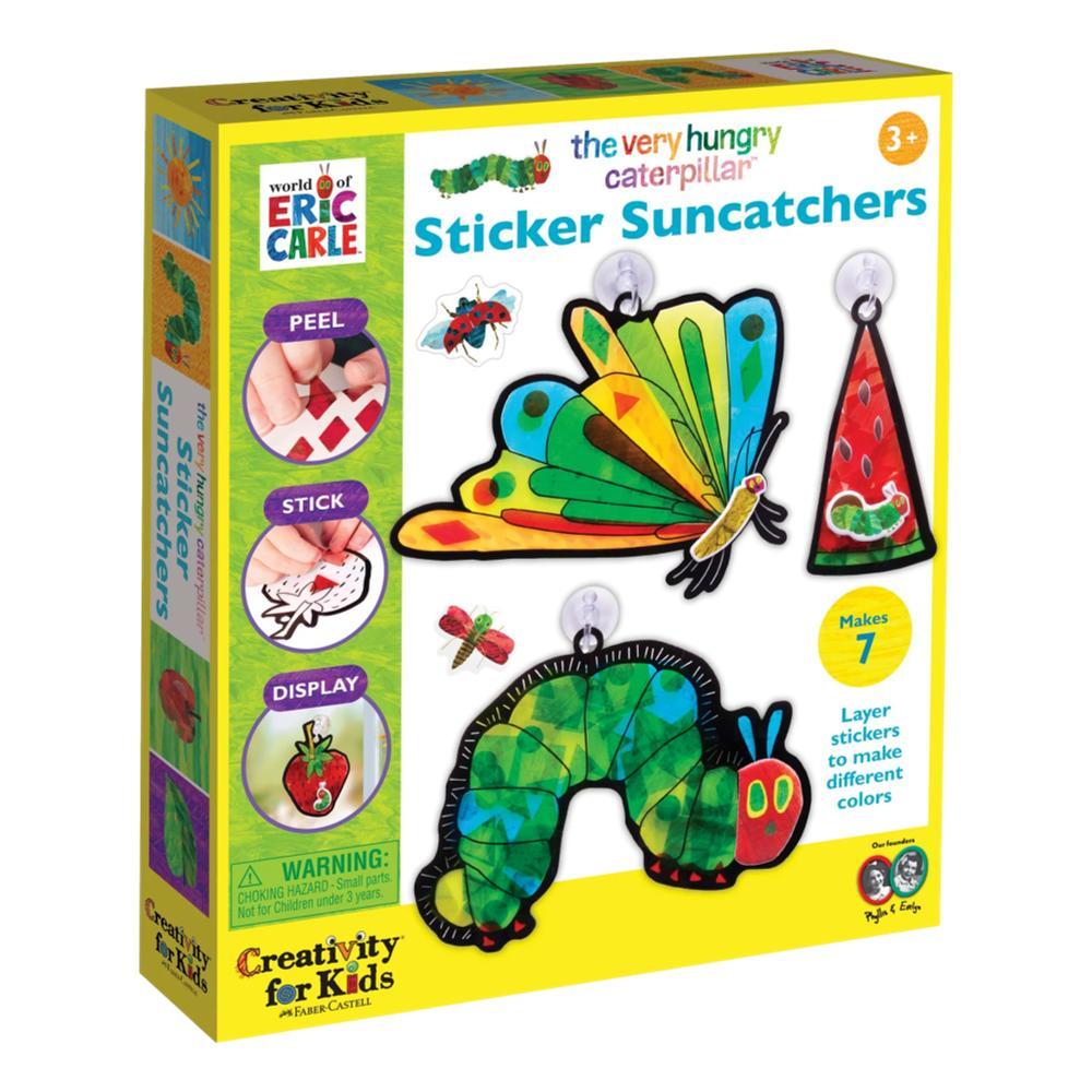  Faber- Castell Creativity For Kids The Very Hungry Caterpillar Sticker Suncatchers