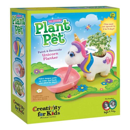Faber-Castell Creativity for Kids Self-Watering Plant Pet Unicorn