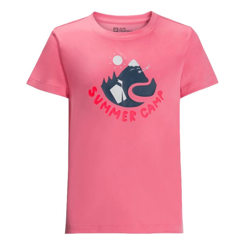 Jack Wolfskin Girls Summer Camp T-Shirt PINKLEM_2044