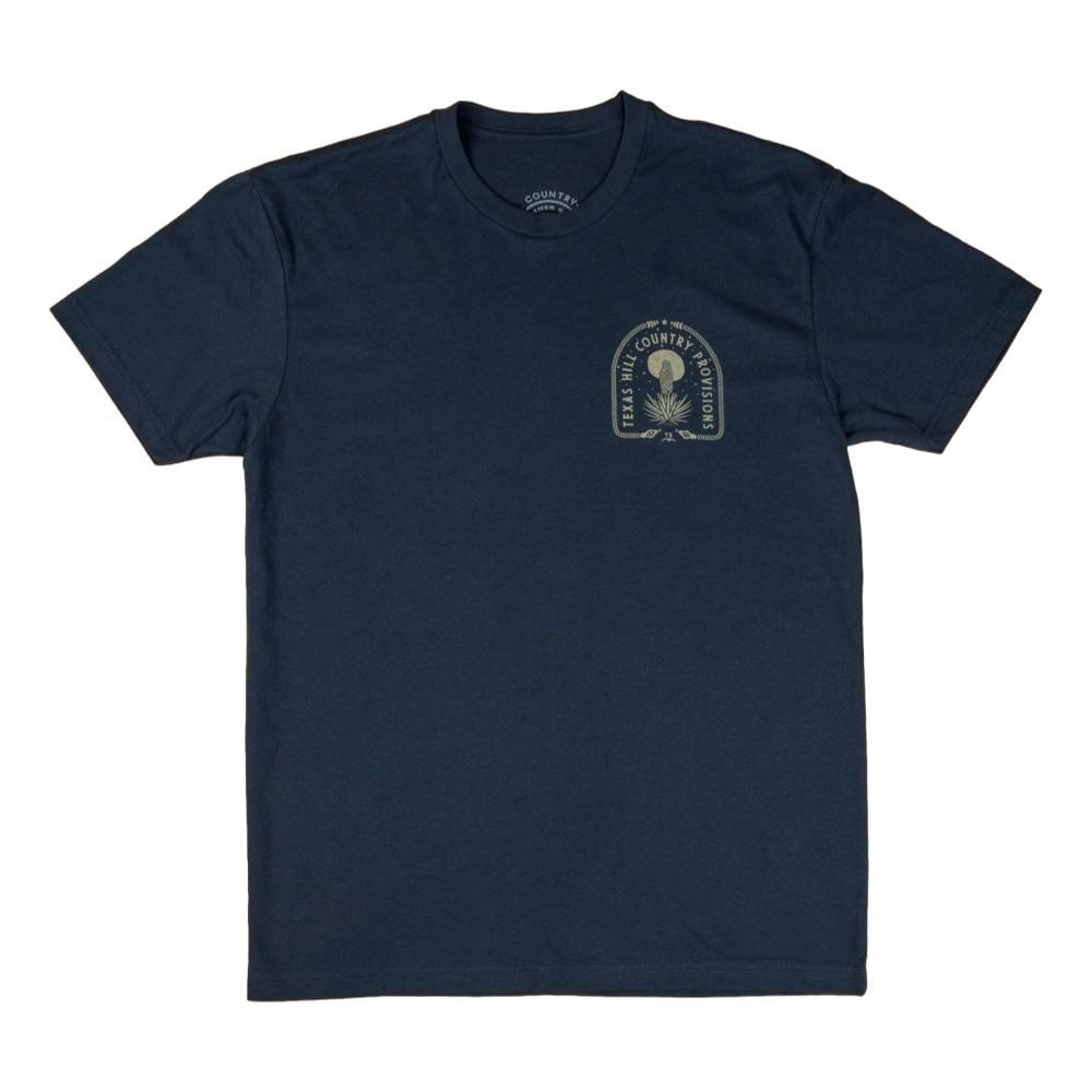 THC Provisions Unisex Sacred Ground Feather Grass Tee NAVY