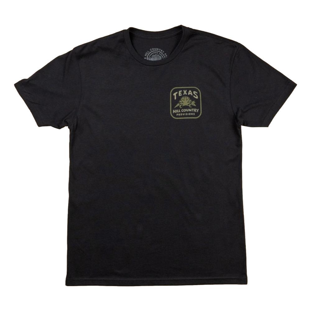 THC Provisions Unisex Hill Country Dillo Feather Grass Tee BLACK