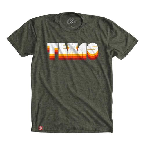 Tumbleweed TexStyles Unisex Retro Texas T-Shirt Mltrygreen