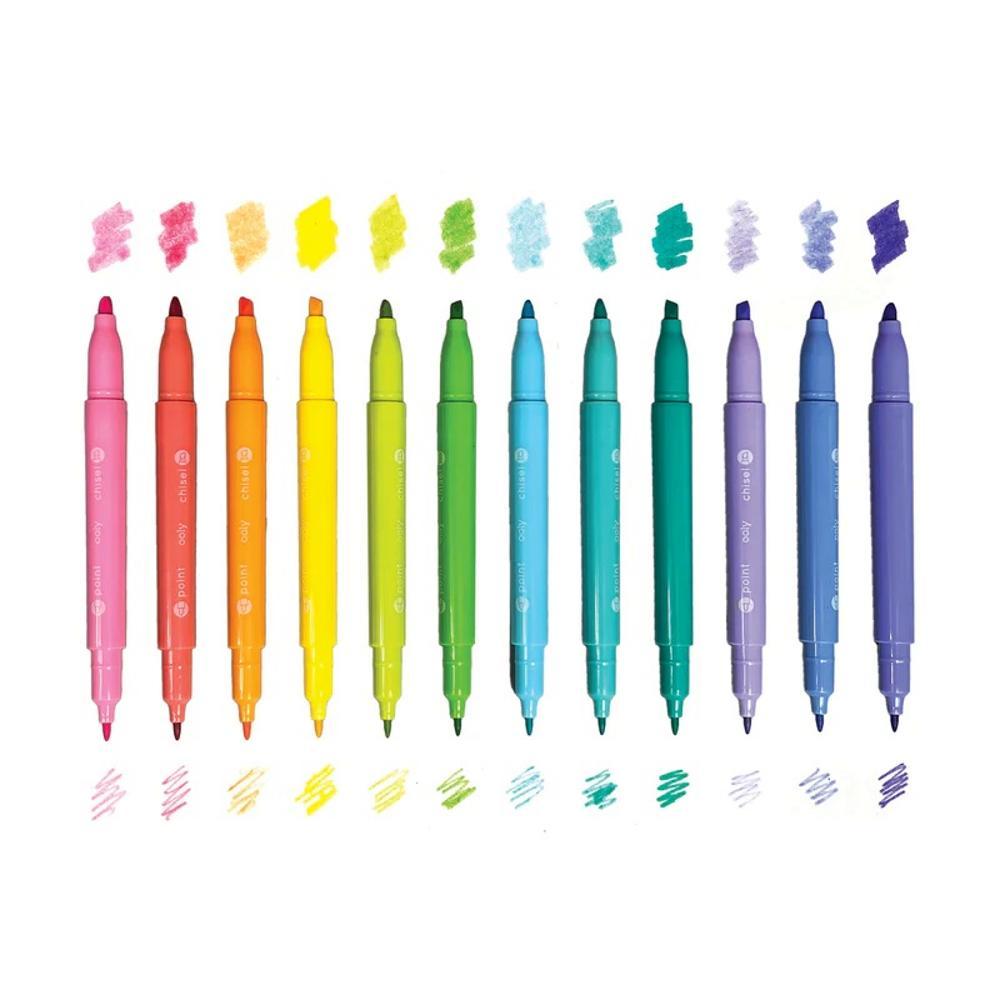 Whole Earth Provision Co.  OOLY OOLY Pastel Hues Dual Tip Markers