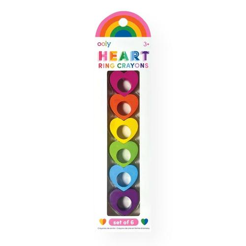 OOLY Heart Ring Crayons