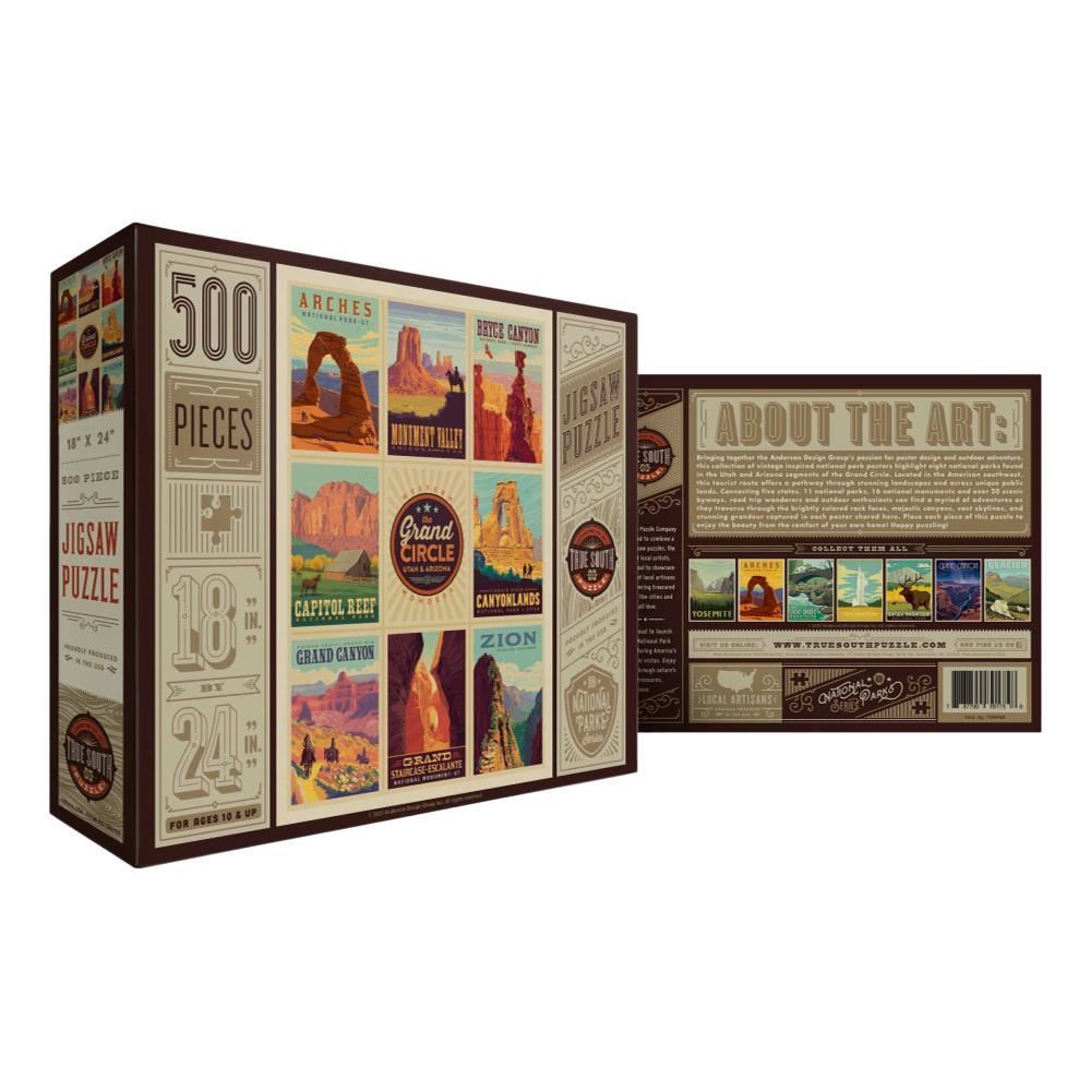  True South National Parks The Grand Circle - Western Wonders 500 Piece Jigsaw Puzzle