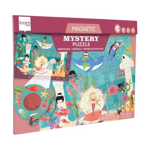 Scratch 2 In 1 Magnetic Mystery 80 Piece Jigsaw Puzzle - Mermaid