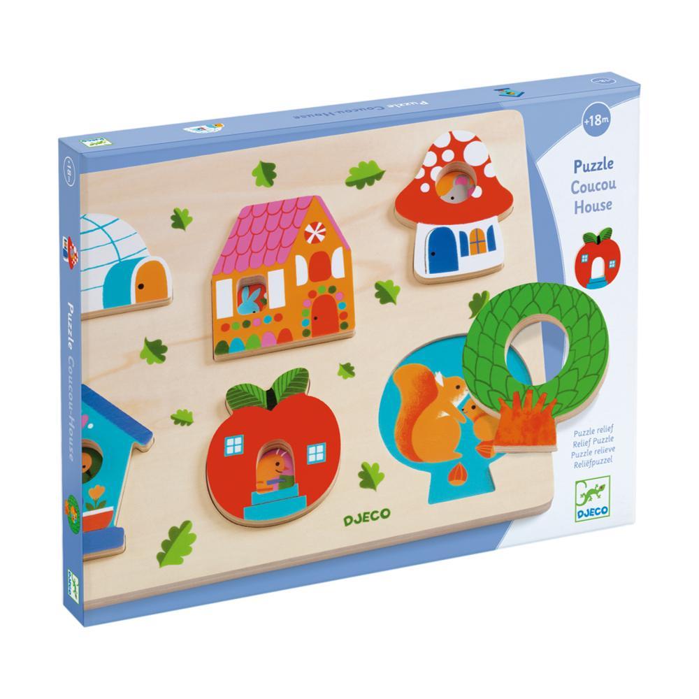  Djeco Coucou- House Wooden Puzzle