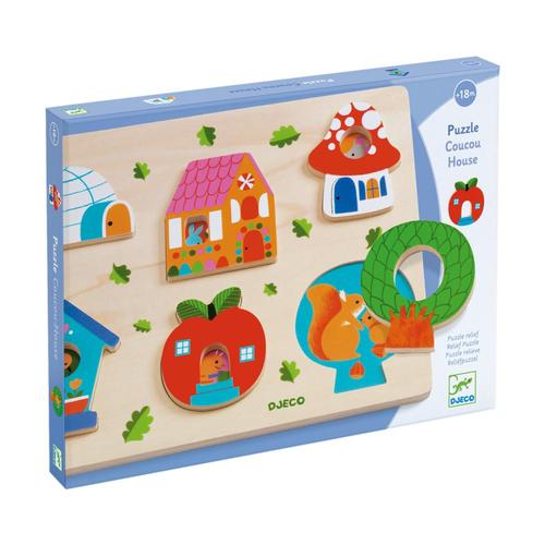 Djeco Coucou-House Wooden Puzzle