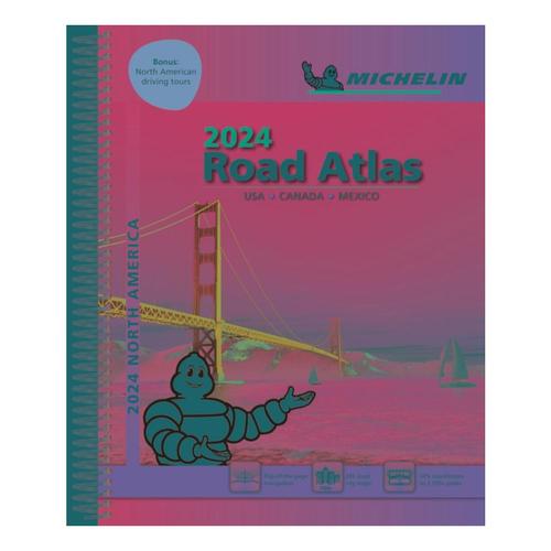 Michelin North America Road Atlas 2024 Michelin