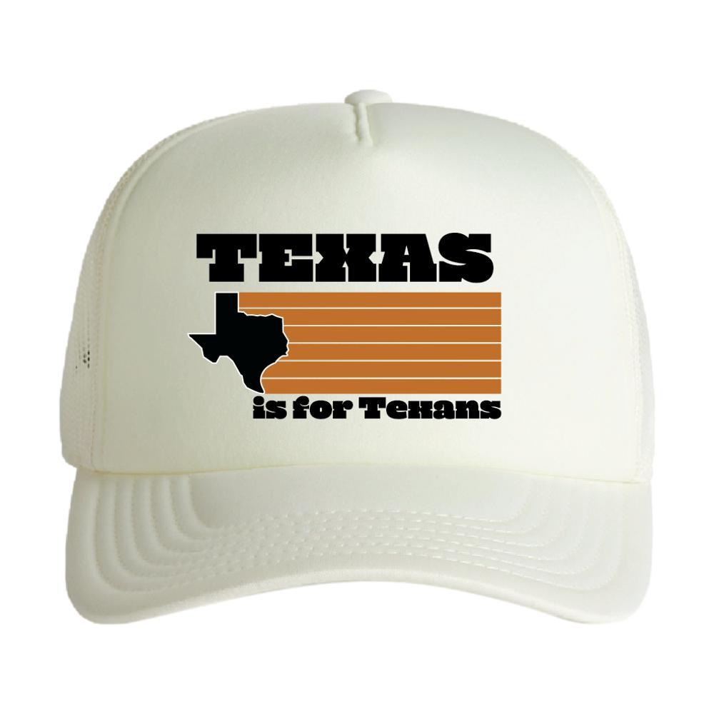 Natural Tribute Texas Is For Texans Trucker Hat ECRU