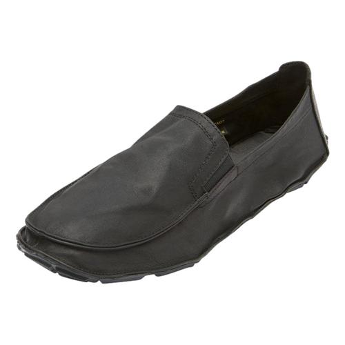Vibram Men's One Quarter Leather Shoes Blk.Blk