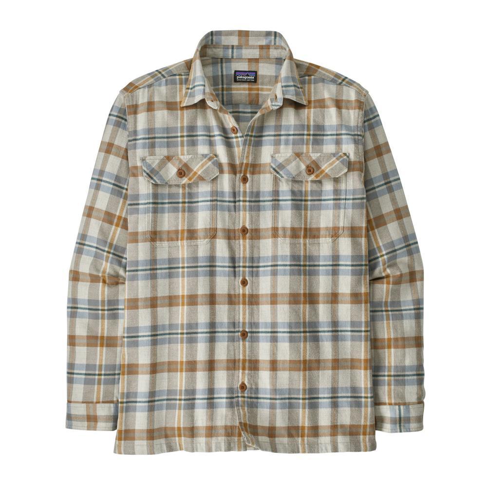 Patagonia Men's Long-Sleeved Organic Cotton Midweight Fjord Flannel Shirt NATUR_FINL