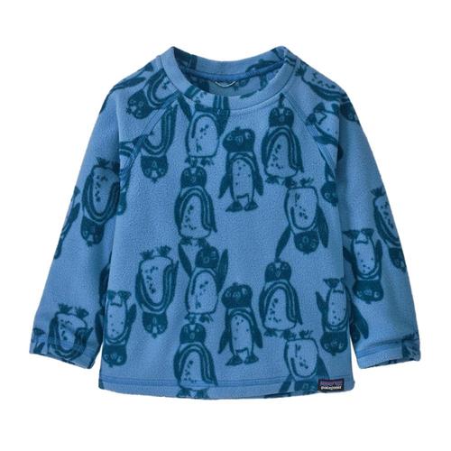 Patagonia Baby Micro D Fleece Crew Top Bluebird_mbld